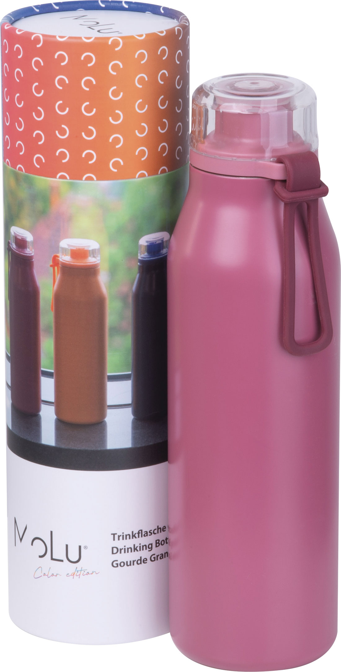 Butelka termiczna stalowa z recyklingu GRAND HAVEN MoLu 640 ml - z logo