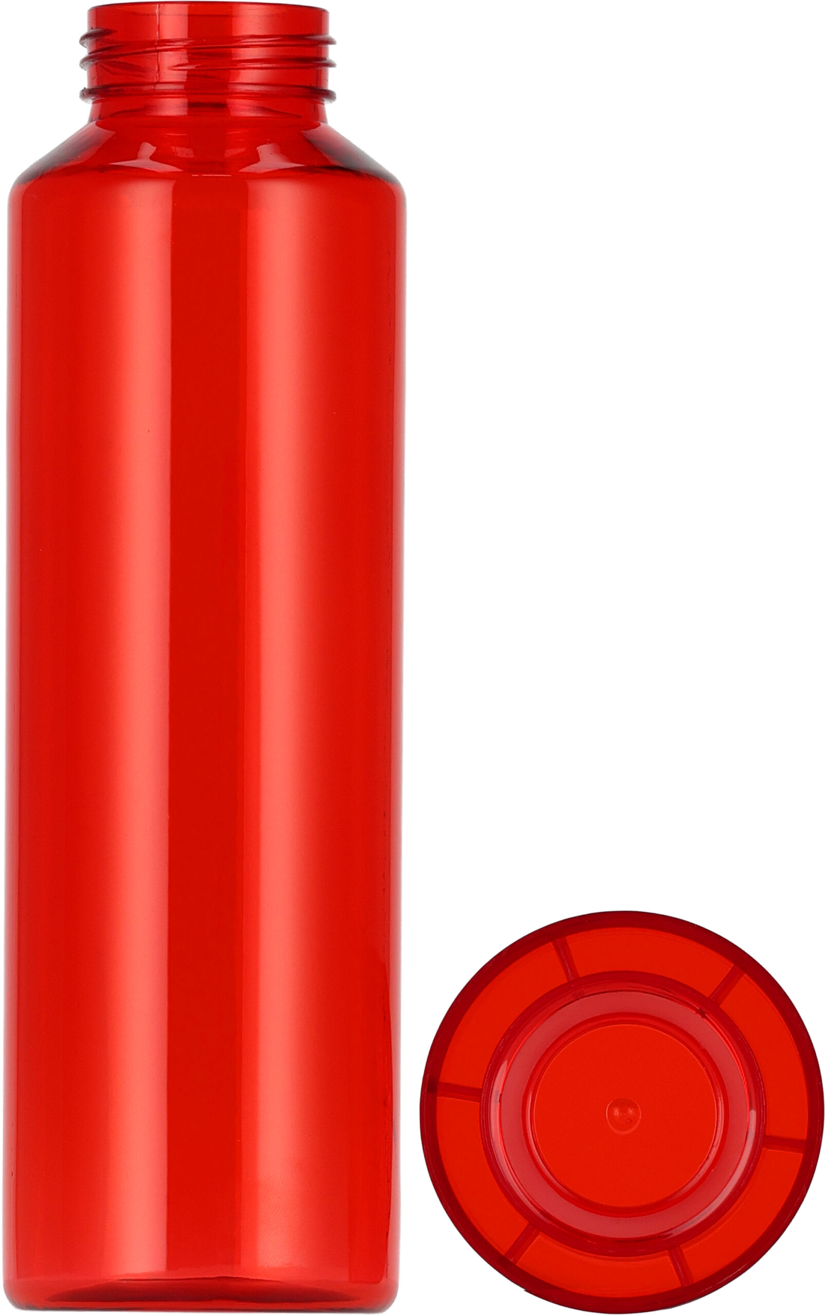 Butelka tritanowa 700 ml YORK - z logo z własnym nadrukiem, kolor czerwony