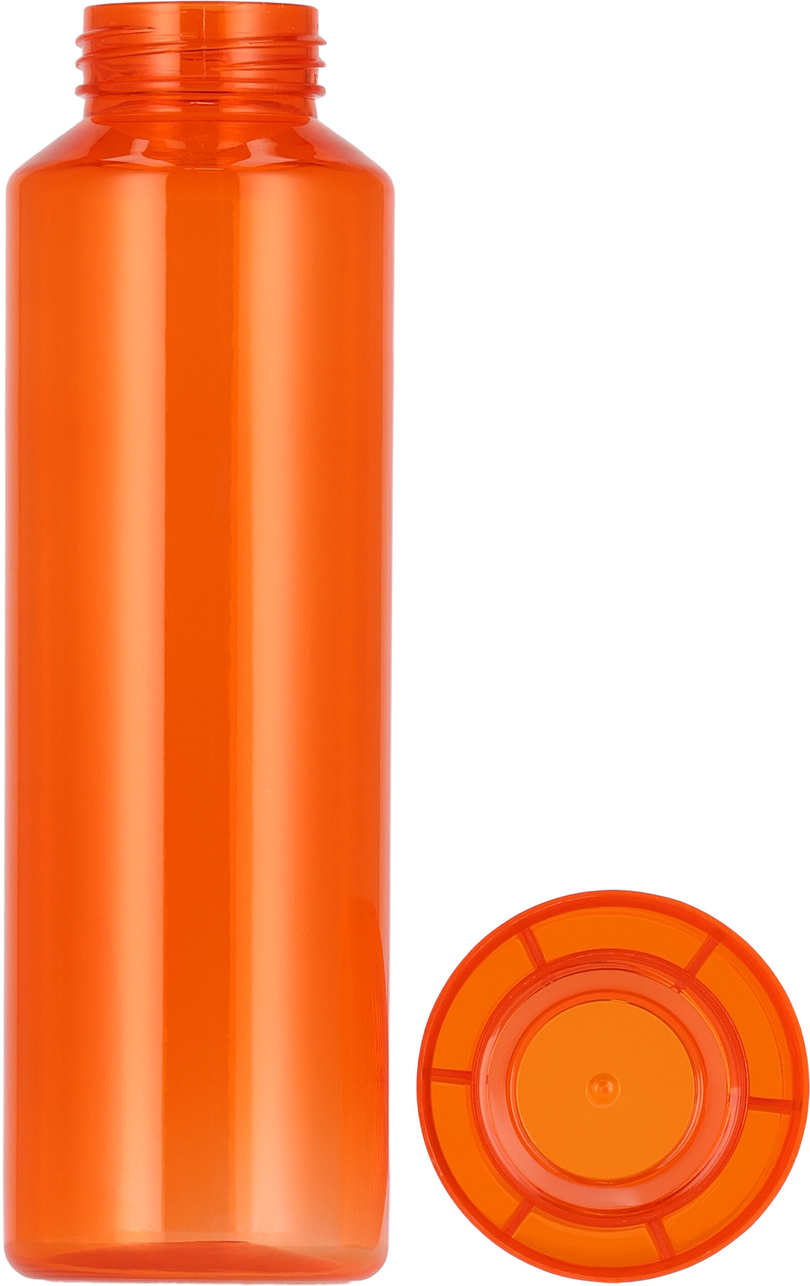 Butelka tritanowa 700 ml YORK - z logo z własnym nadrukiem, kolor pomarańczowy