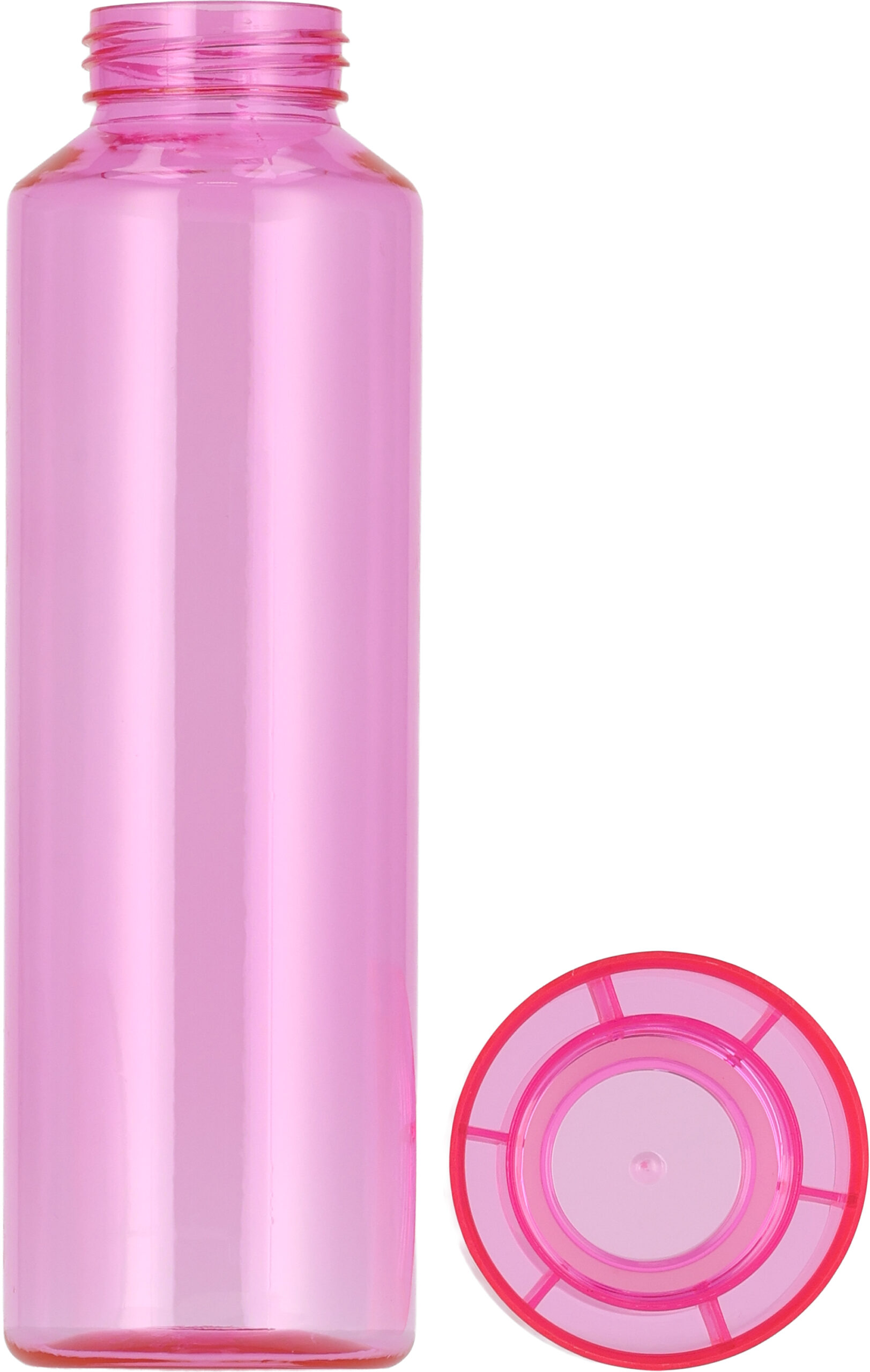 Butelka tritanowa 700 ml YORK - z logo z własnym nadrukiem, kolor różowy