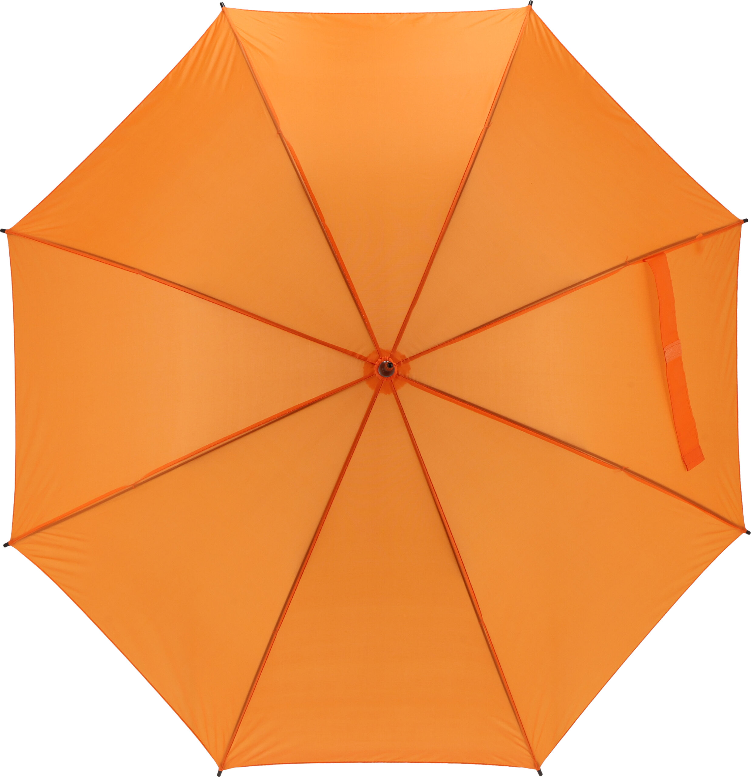 Parasol automatyczny Ø107 cm LE MANS - z logo z własnym nadrukiem, kolor pomarańczowy
