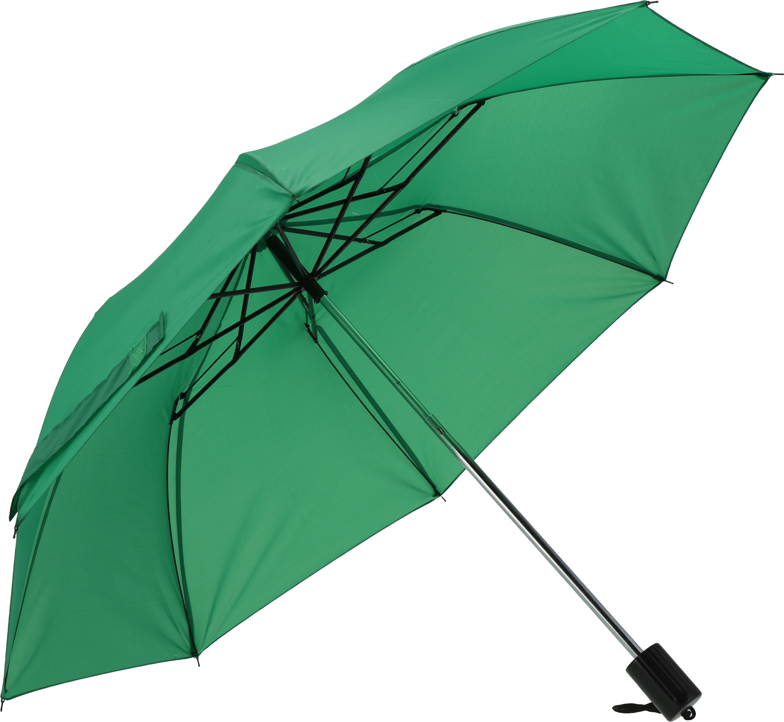 Parasol manualny Ø88 cm LILLE - z logo z własnym nadrukiem, kolor zielony