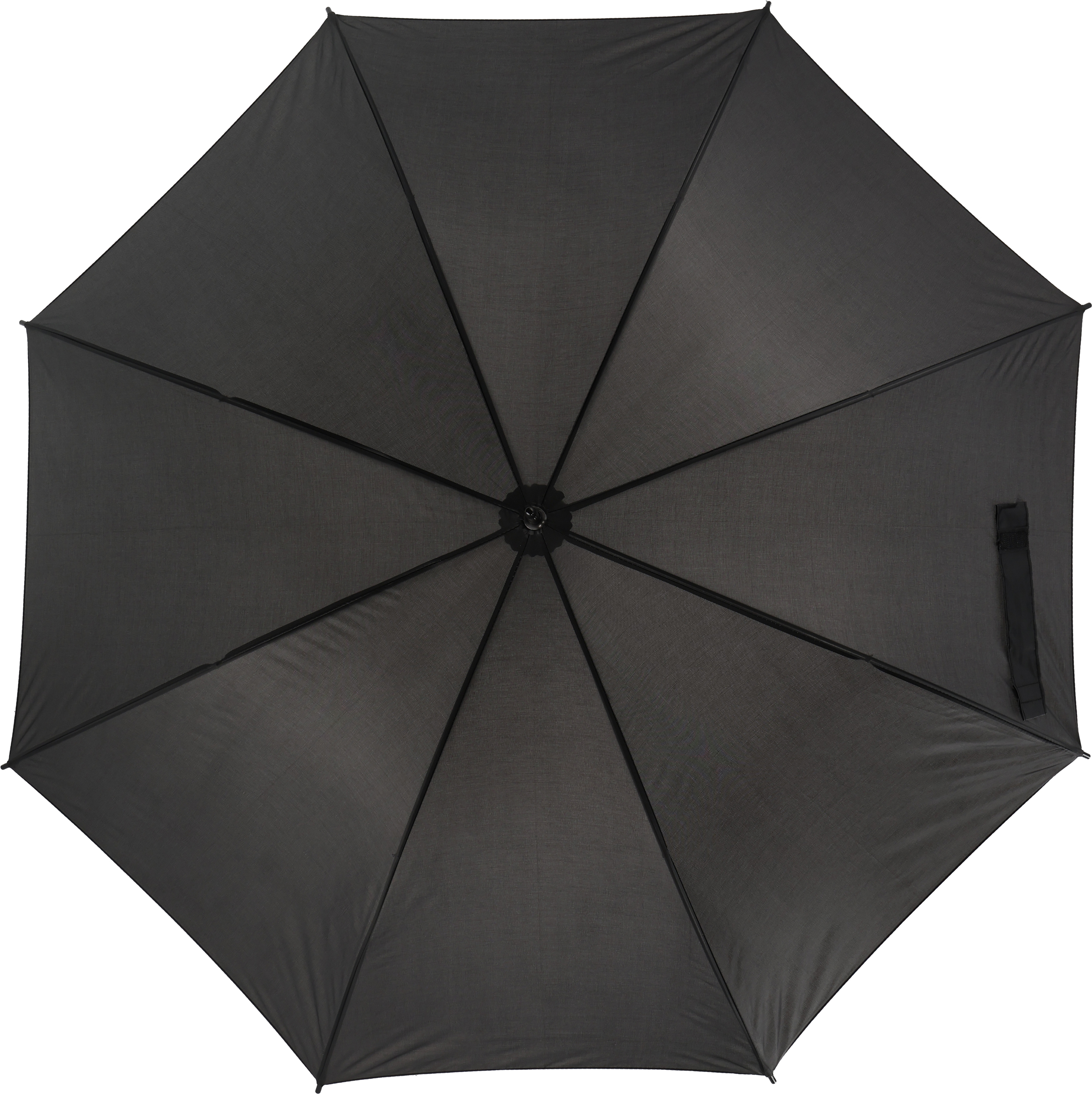 Parasol automatyczny Ø108 cm LIMOGES - z logo z własnym nadrukiem, kolor czarny