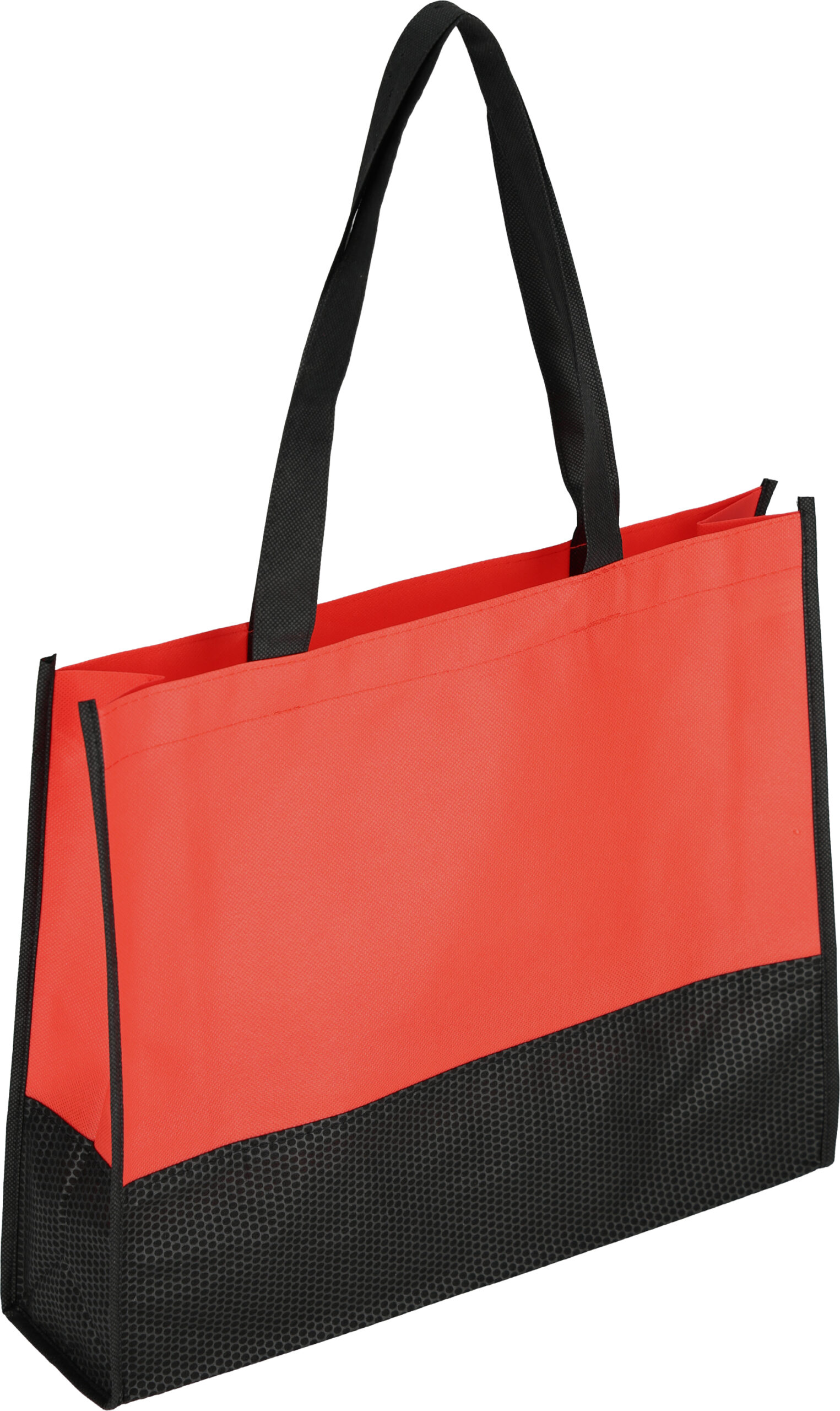 Torba non woven 80 g/m2 ZAGREB - z logo z własnym nadrukiem, kolor czerwony