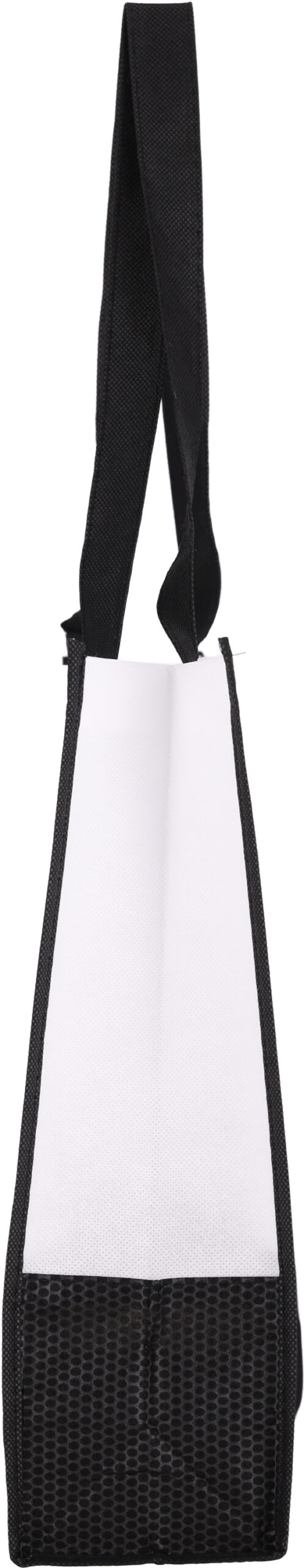 Torba non woven 80 g/m2 ZAGREB - z logo z własnym nadrukiem, kolor biały