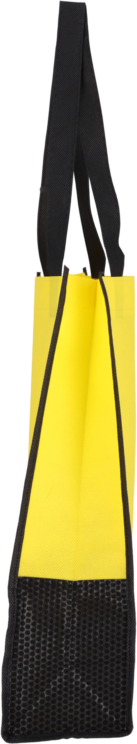 Torba non woven 80 g/m2 ZAGREB - z logo z własnym nadrukiem, kolor żółty
