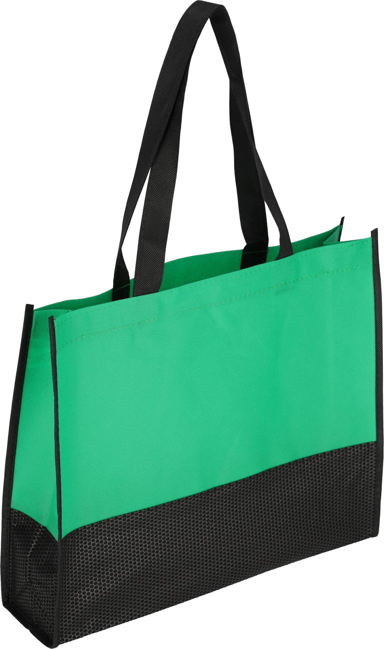 Torba non woven 80 g/m2 ZAGREB - z logo z własnym nadrukiem, kolor zielony