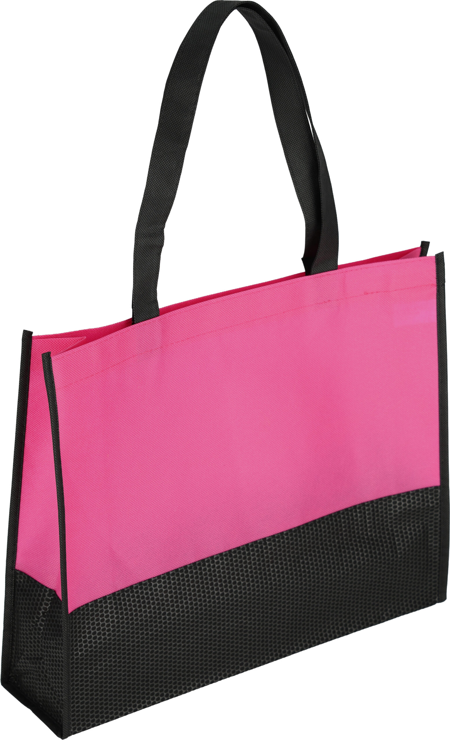 Torba non woven 80 g/m2 ZAGREB - z logo z własnym nadrukiem, kolor różowy