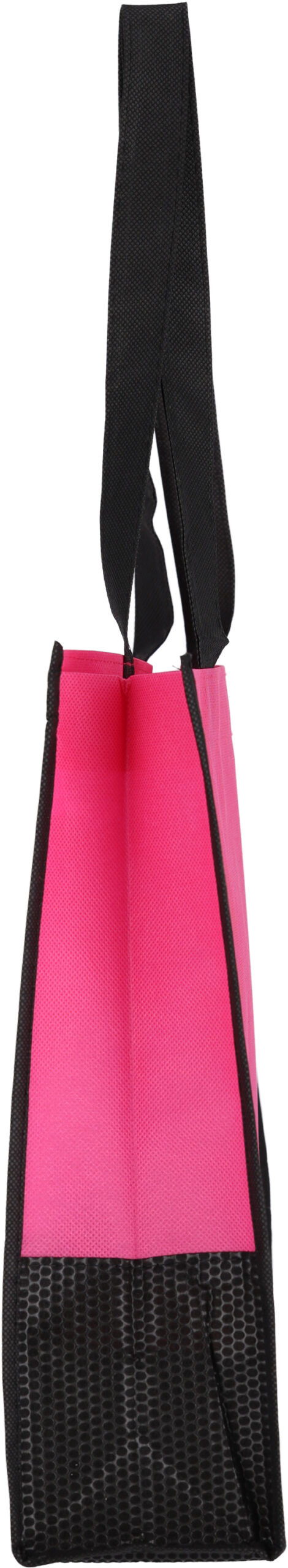 Torba non woven 80 g/m2 ZAGREB - z logo z własnym nadrukiem, kolor różowy