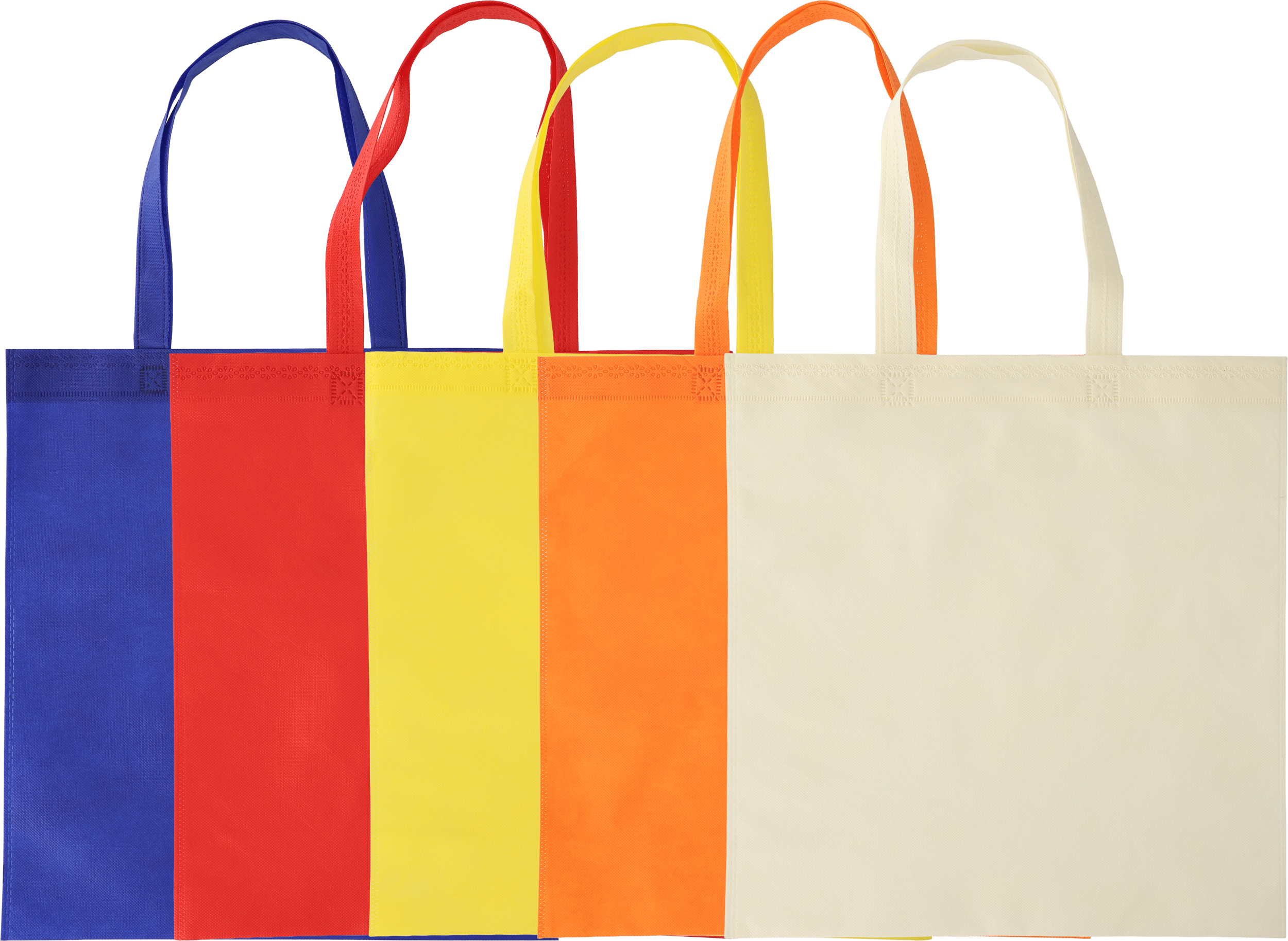 Torba non woven 70 g/m2 NIVALA - z logo z własnym nadrukiem, kolor żółty
