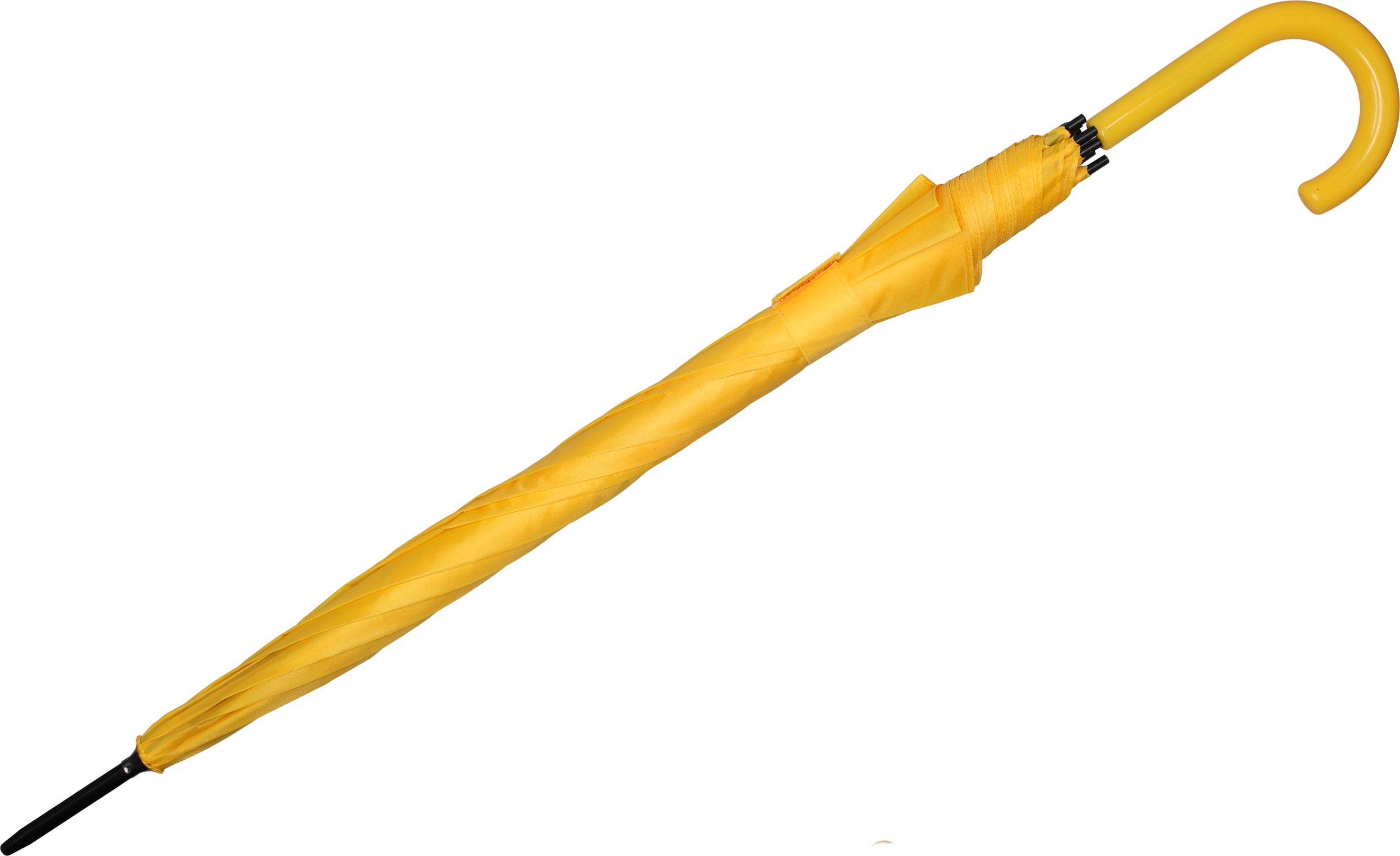 Parasol automatyczny Ø108 cm LIMOGES - z logo z własnym nadrukiem, kolor żółty