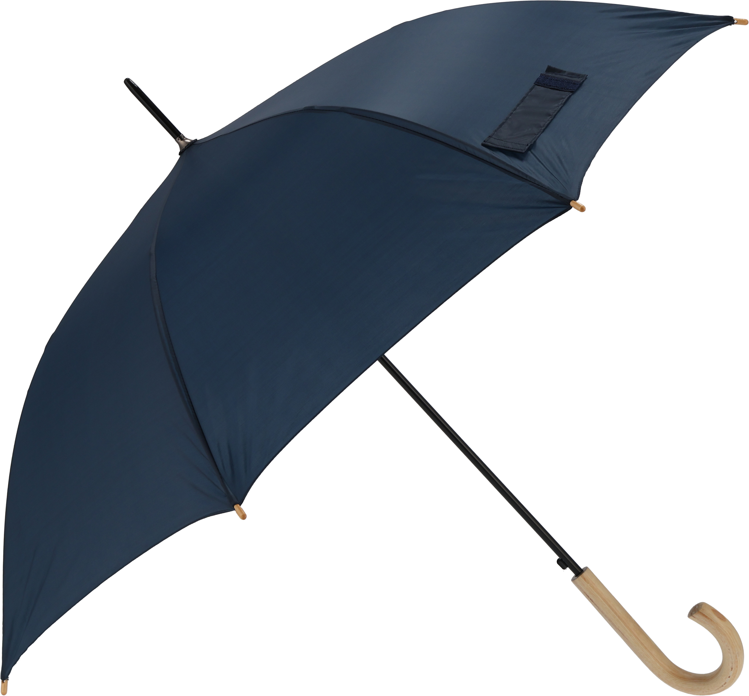 Parasol automatyczny Ø106 cm STOCKPORT - z logo z własnym nadrukiem, kolor granatowy