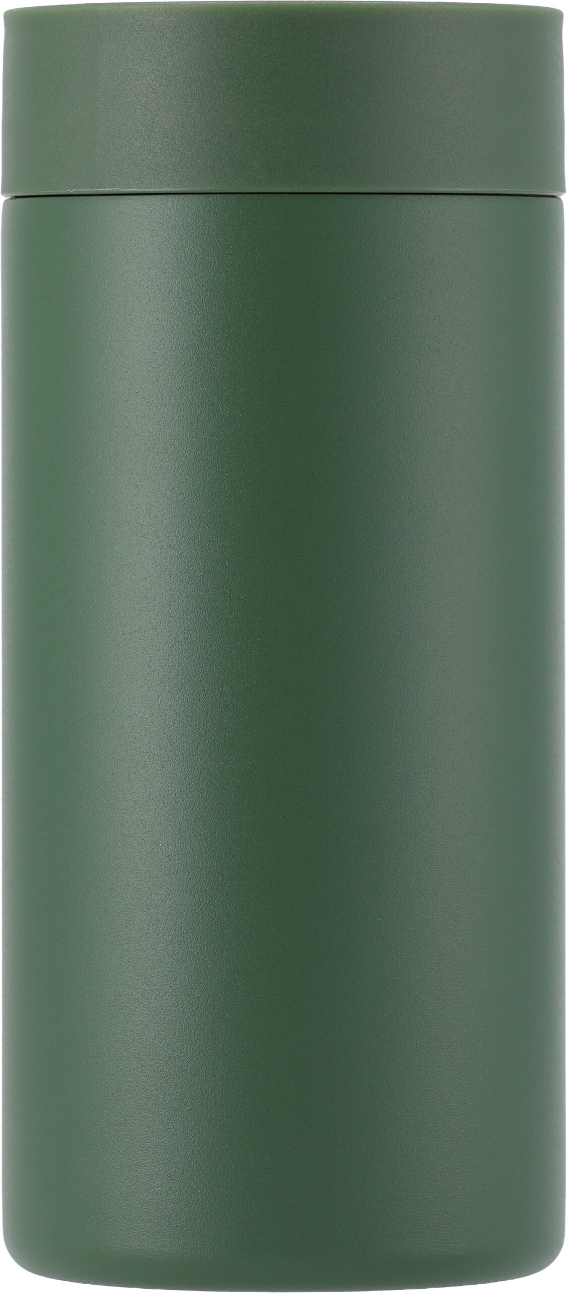Kubek termiczny stalowy z recyklingu LE PORT MoLu 360 ml - z logo z własnym nadrukiem, kolor oliwkowy