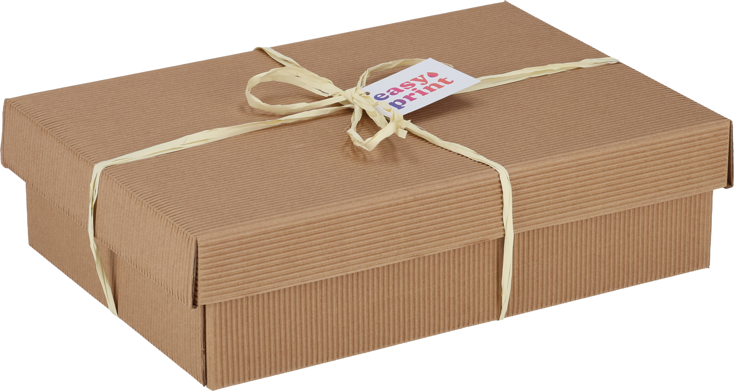 Karton średni - z logo z własnym nadrukiem, kolor szary