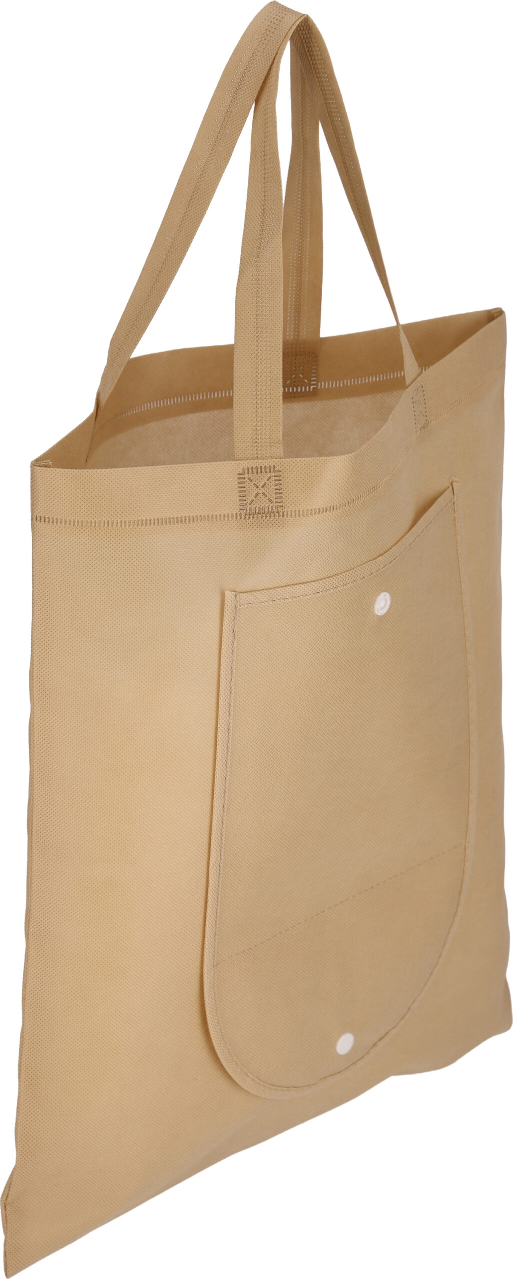 Torba non woven 80 g/m2 SAN BERNARDINO - z logo z własnym nadrukiem, kolor beżowy