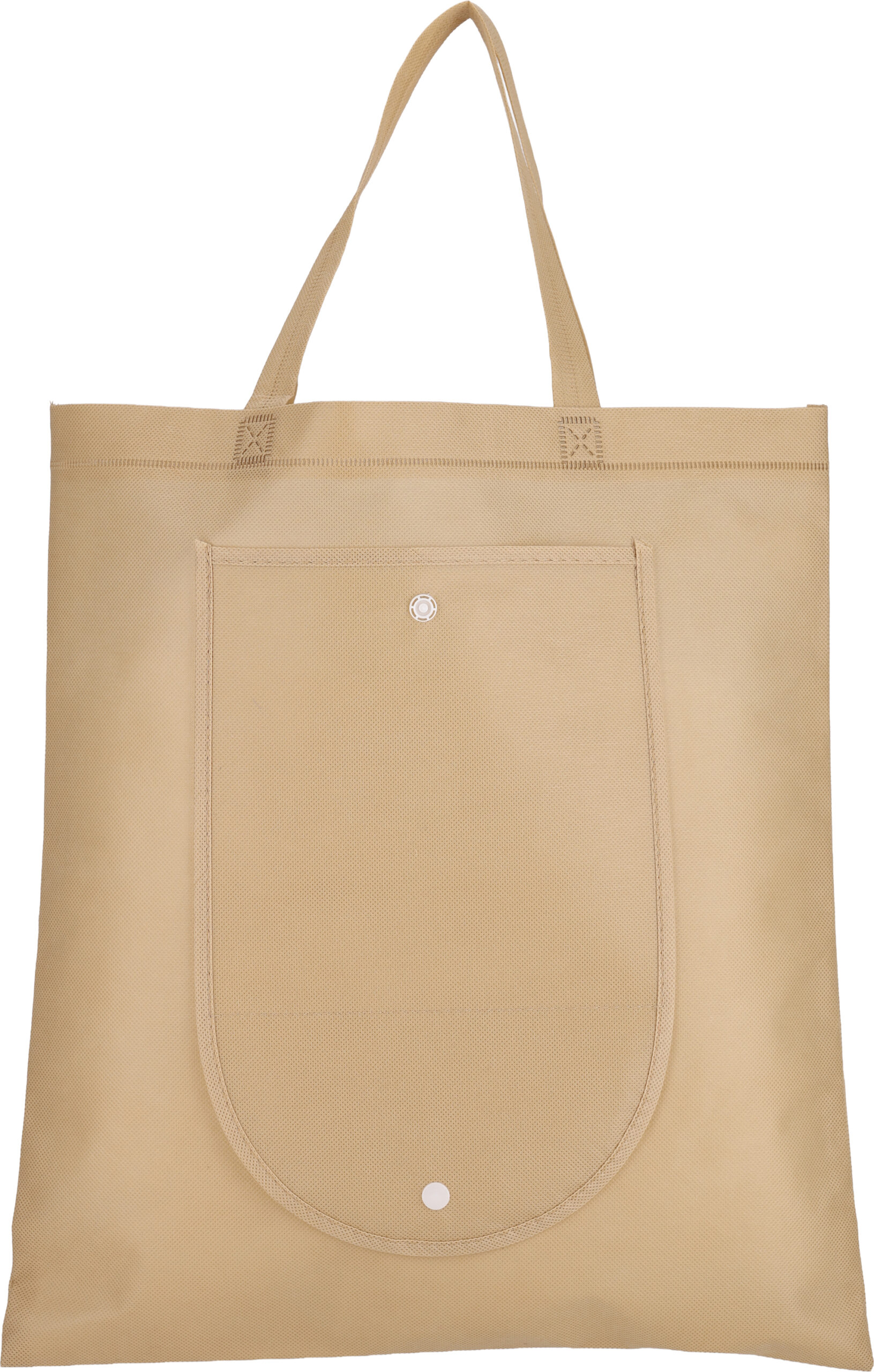 Torba non woven 80 g/m2 SAN BERNARDINO - z logo z własnym nadrukiem, kolor beżowy