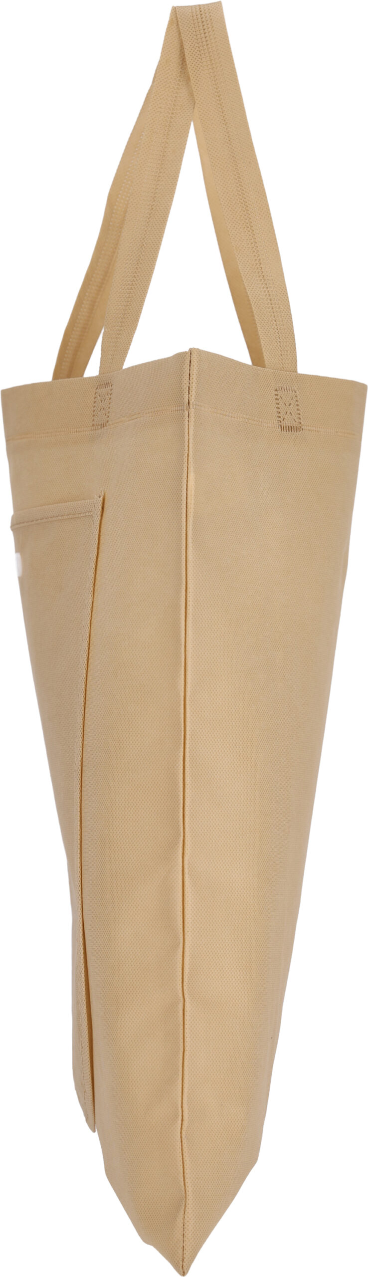 Torba non woven 80 g/m2 SAN BERNARDINO - z logo z własnym nadrukiem, kolor beżowy