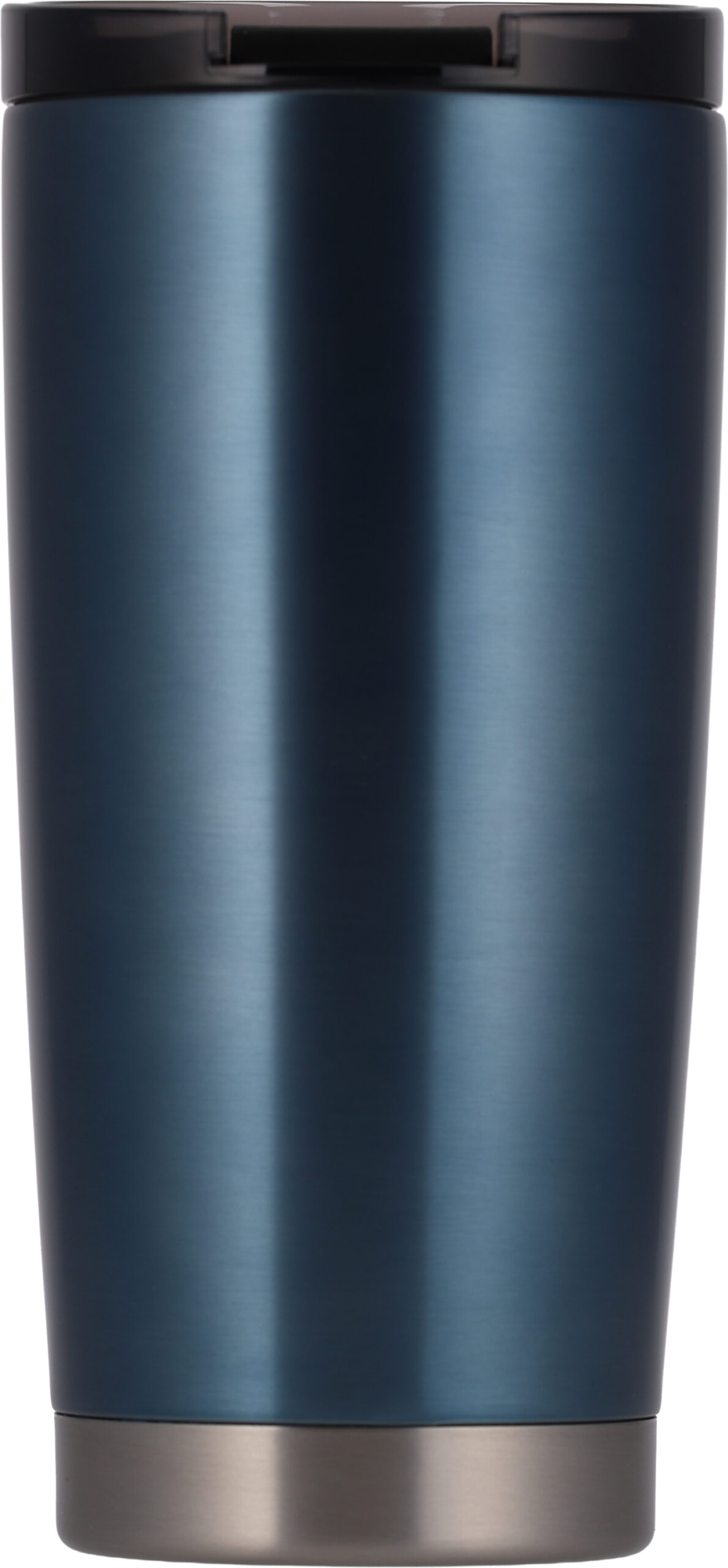 Kubek termiczny stalowy z recyklingu LA LOUVIERE MoLu 540 ml - z logo z własnym nadrukiem, kolor granatowy