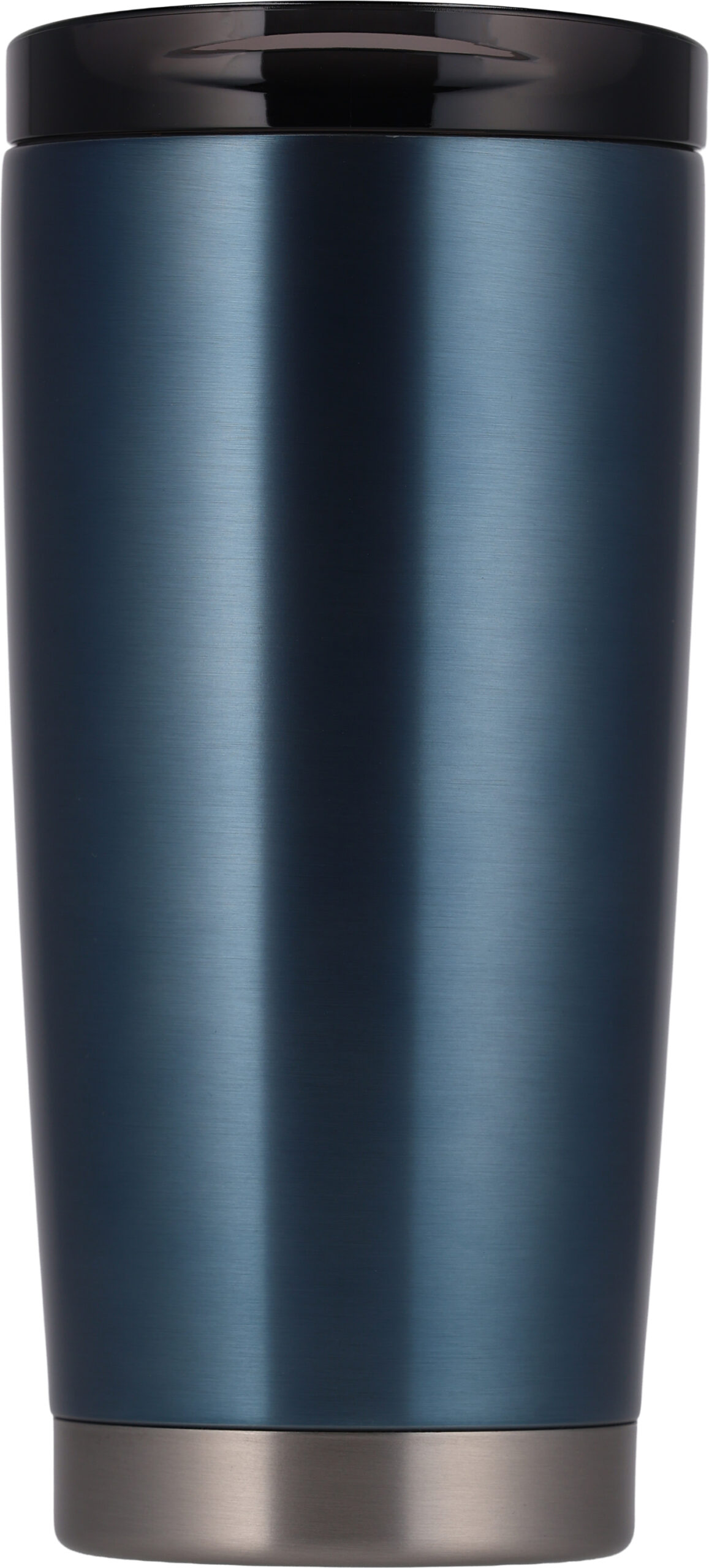 Kubek termiczny stalowy z recyklingu LA LOUVIERE MoLu 540 ml - z logo z własnym nadrukiem, kolor granatowy