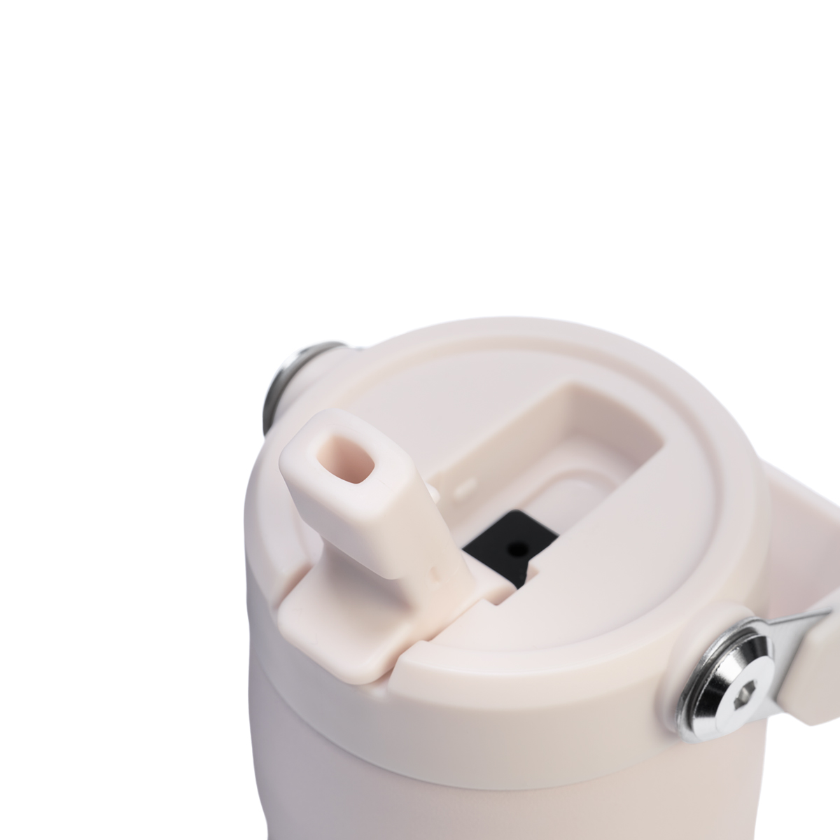 Butelka The IceFlow Bottle Flip Straw 2.0 0.47L z własnym nadrukiem, kolor Rose Quartz