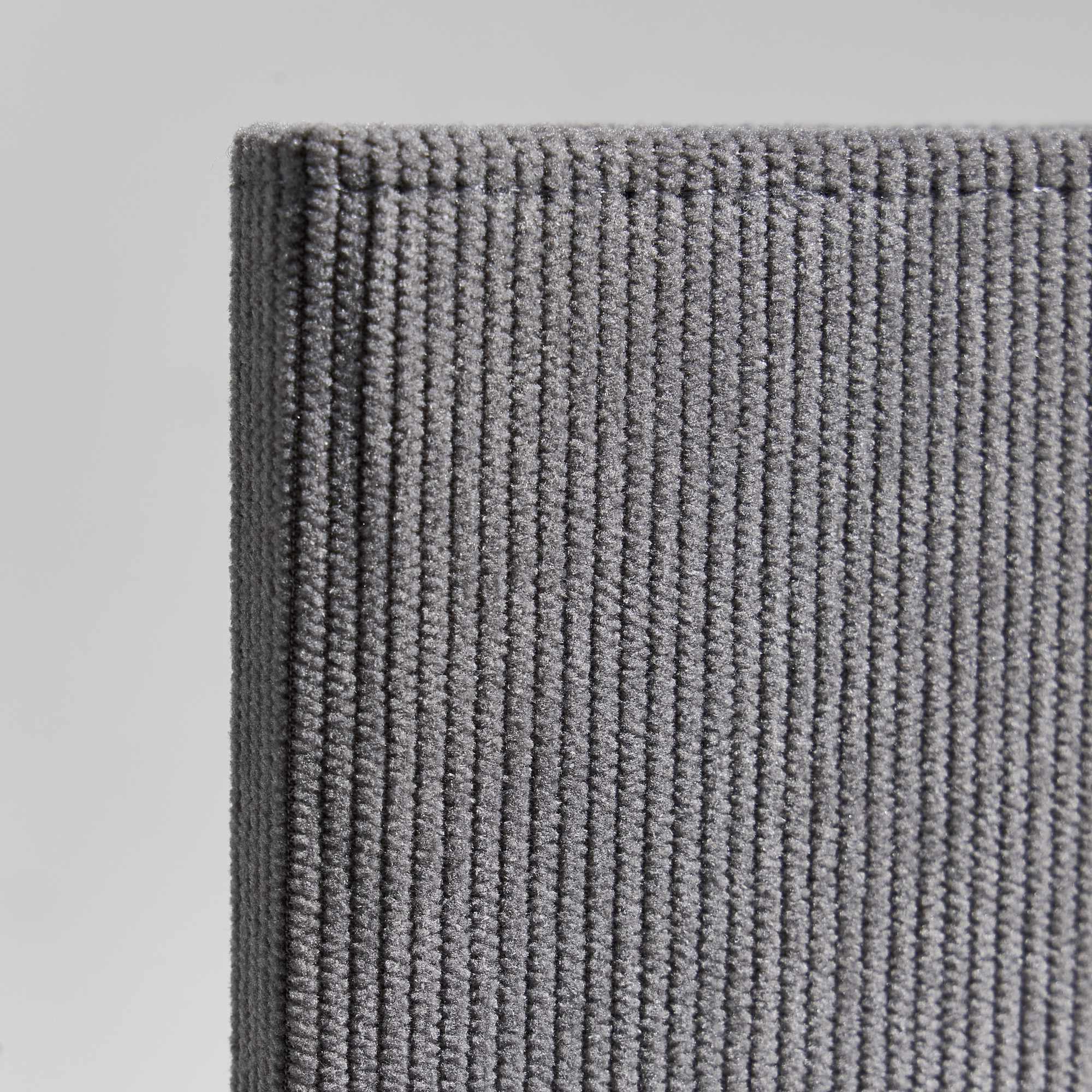 Notes A5 w okładce ze sztruksowej tkaniny / Cord Note z własnym nadrukiem, kolor Light Grey