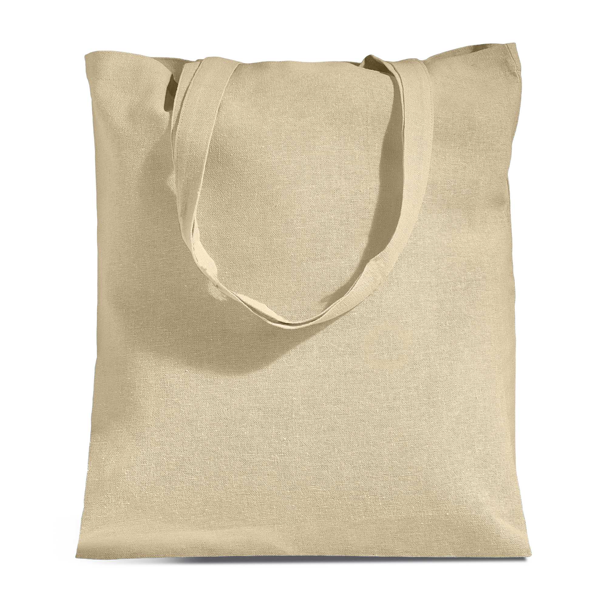 Torba z długimi uchwytami z recyklingowanej bawełny - 140 g/m² / ReTote z własnym nadrukiem, kolor Light Yellow