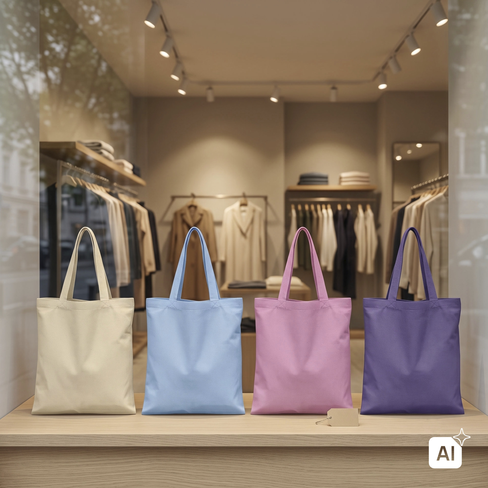 Torba z długimi uchwytami z recyklingowanej bawełny - 140 g/m² / ReTote z własnym nadrukiem, kolor Light Pink