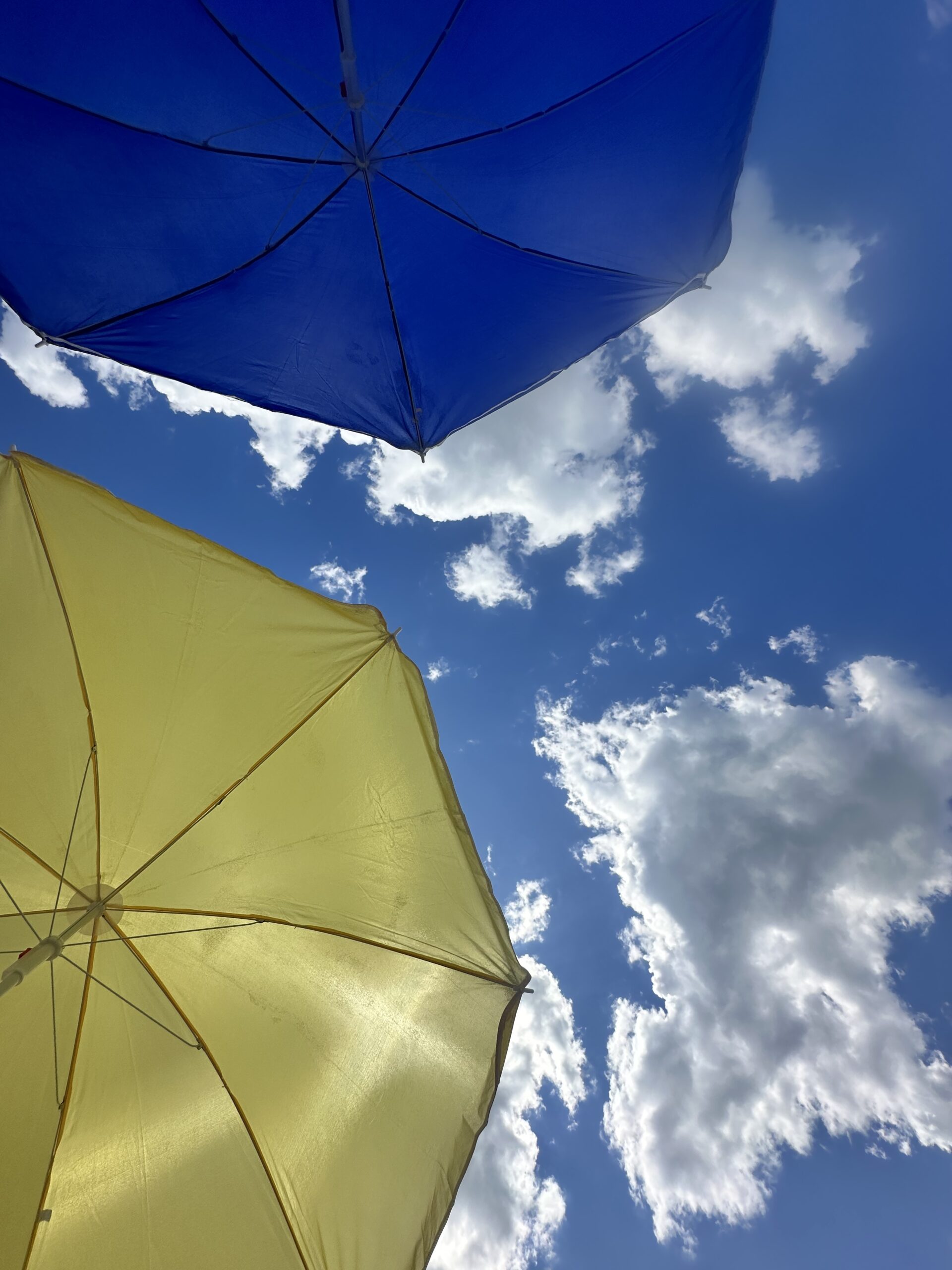 Parasol plażowy Ø150 cm FORT LAUDERDALE - z logo z własnym nadrukiem, kolor pomarańczowy
