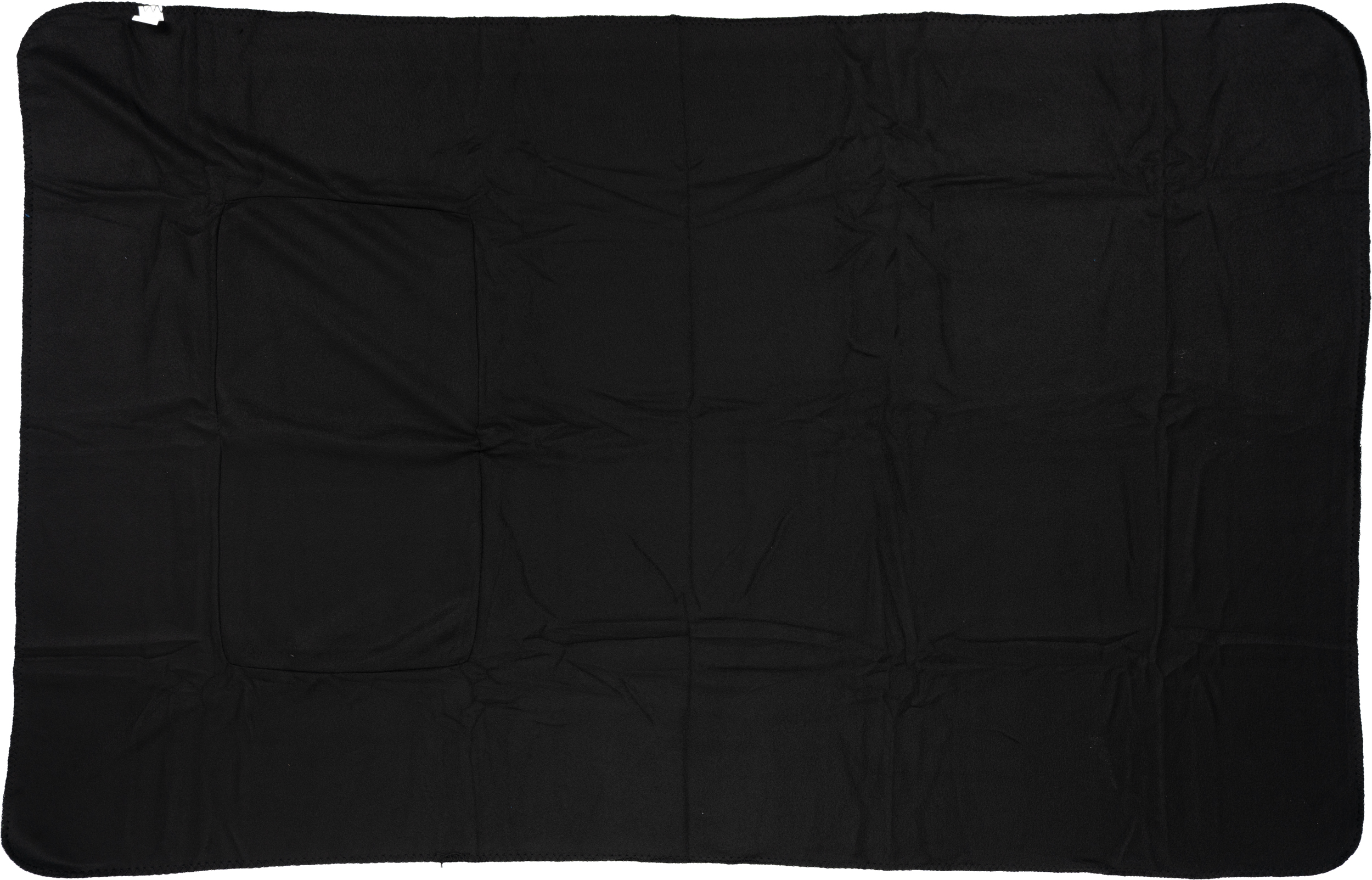 Koc z polaru/poduszka 2w1 RADCLIFF 170 g/m2 - z logo z własnym nadrukiem, kolor czarny