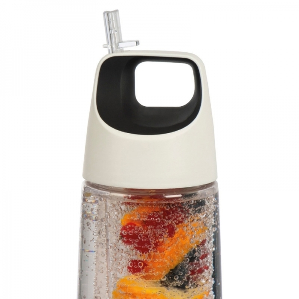 Bidon SÓLLER 850 ml - z logo z własnym nadrukiem, kolor biały