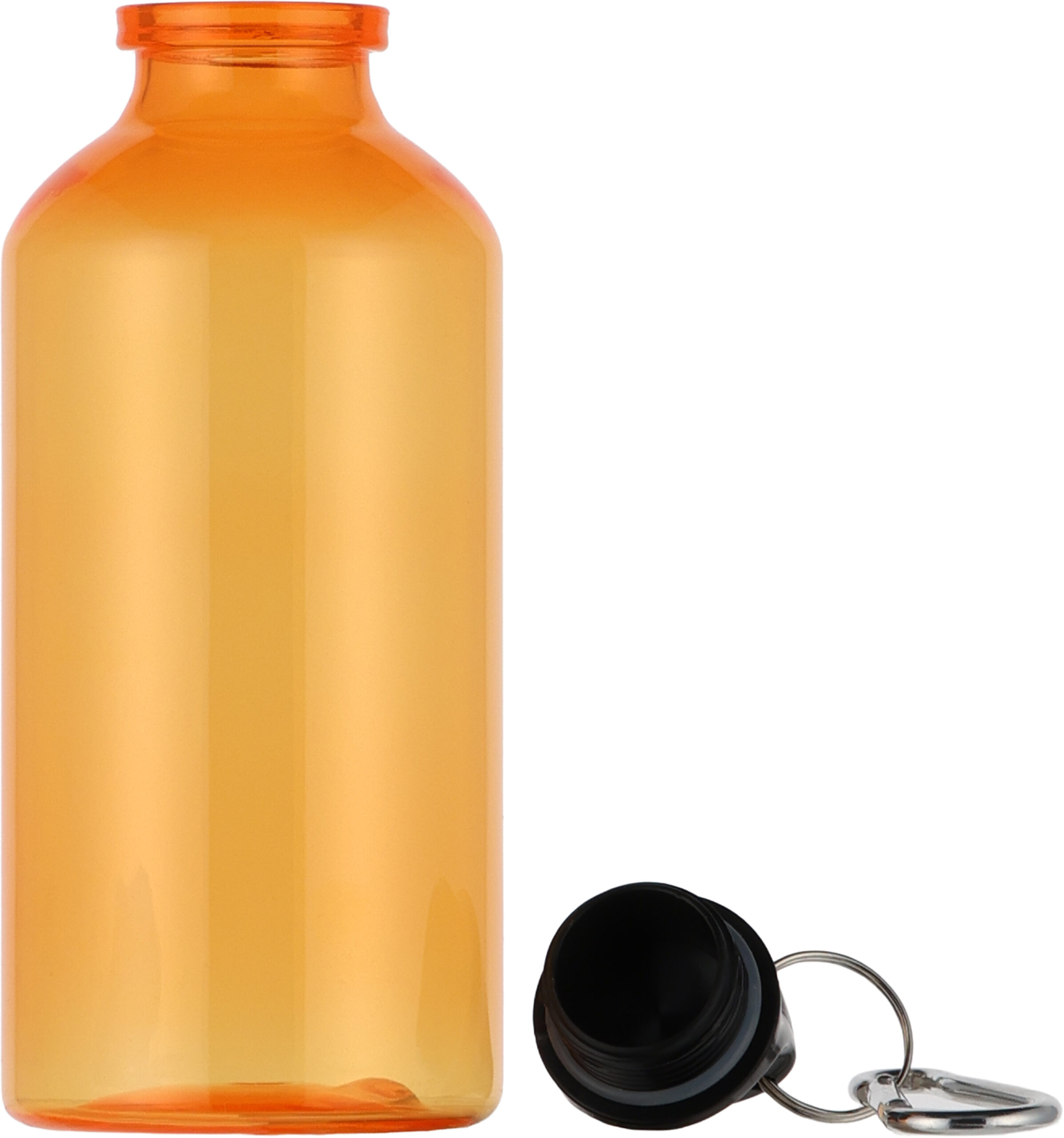 Bidon z recyklingu MECHELEN 400 ml - z logo z własnym nadrukiem, kolor pomarańczowy