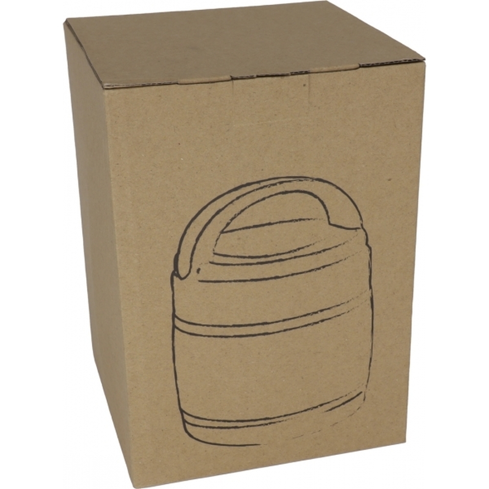 Lunch box 1000 ml VILLACH - z logo z własnym nadrukiem, kolor szary