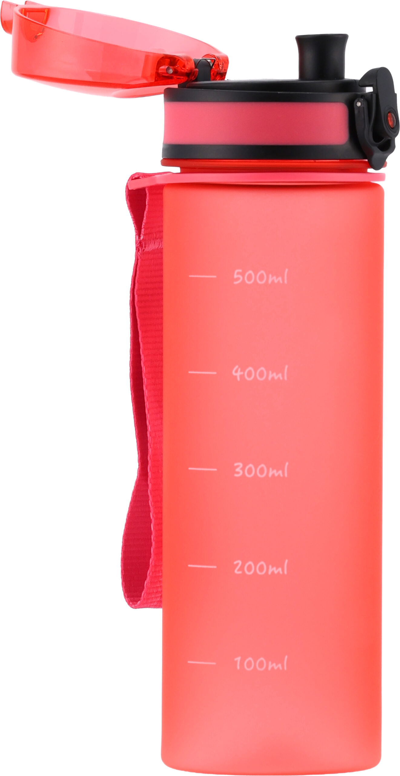 Butelka z tritanu BEAUMONT 570 ml - z logo z własnym nadrukiem, kolor różowy