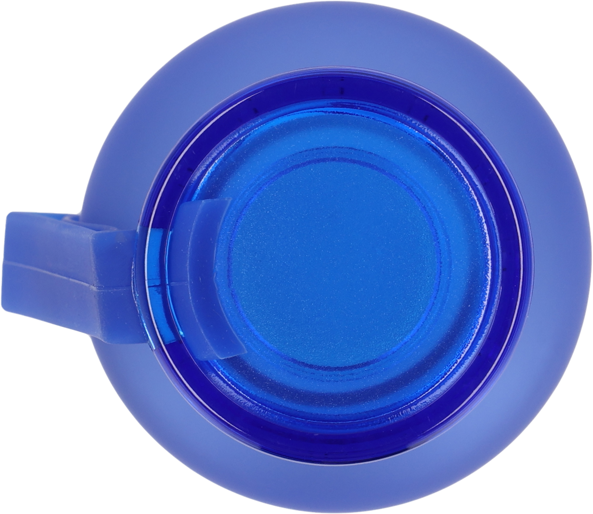 Butelka PET soft touch READING 550 ml - z logo z własnym nadrukiem, kolor niebieski