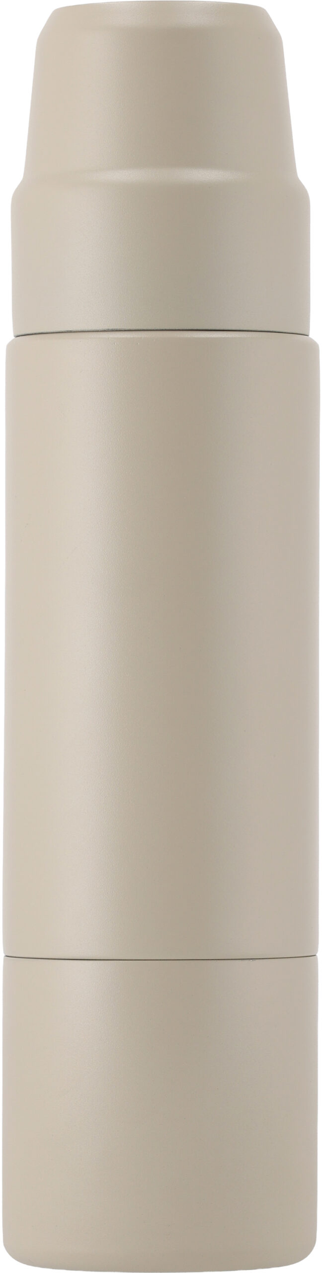 Termos stalowy z recyklingu LE BOURGET MoLu 1000 ml - z logo z własnym nadrukiem, kolor beżowy