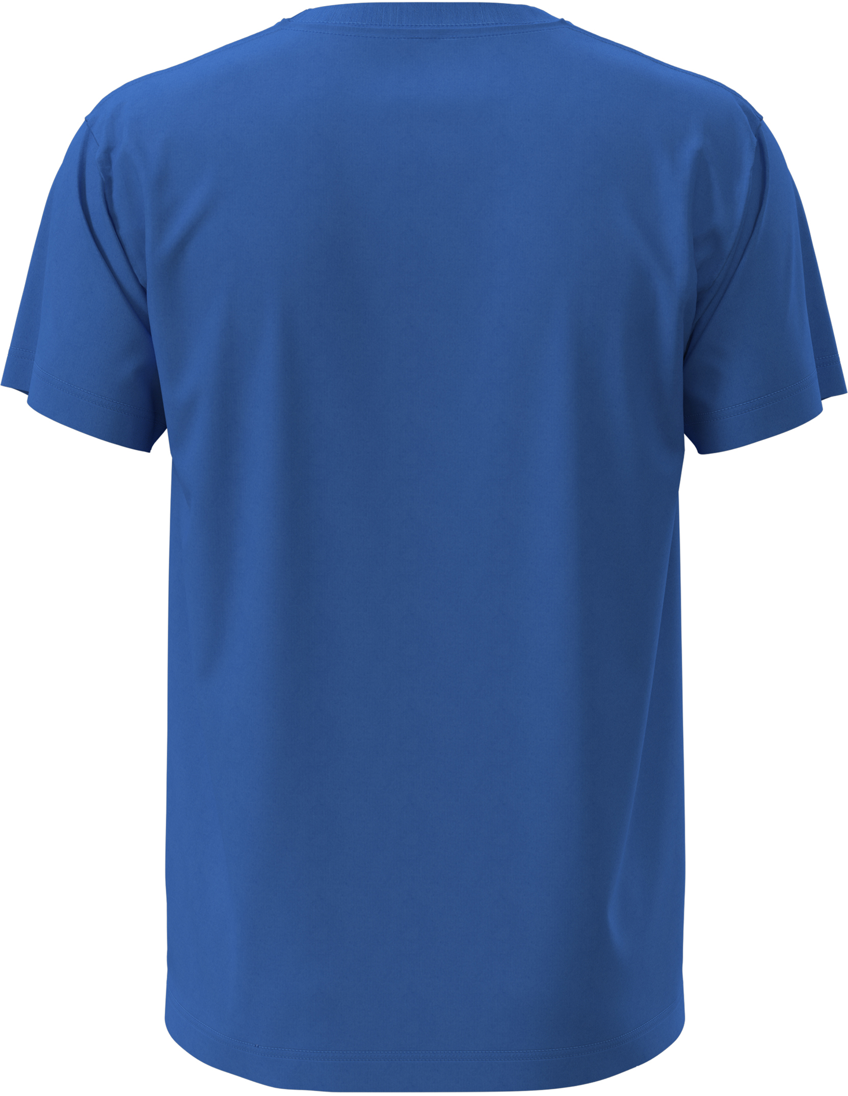 T-shirt unisex 155 g/m2, Classic-T Bright Royal, rozmiar XL - z logo z własnym nadrukiem, kolor niebieski
