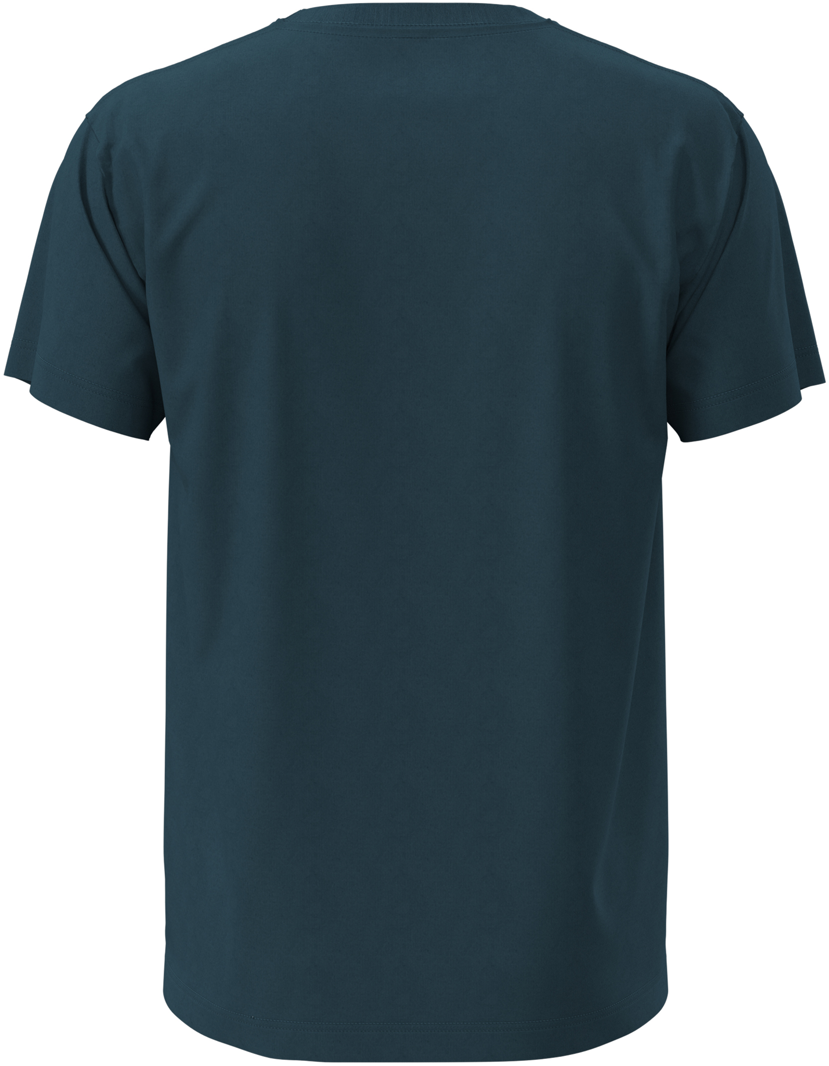 T-shirt unisex 155 g/m2, Classic-T Navy Blue, rozmiar M - z logo z własnym nadrukiem, kolor granatowy