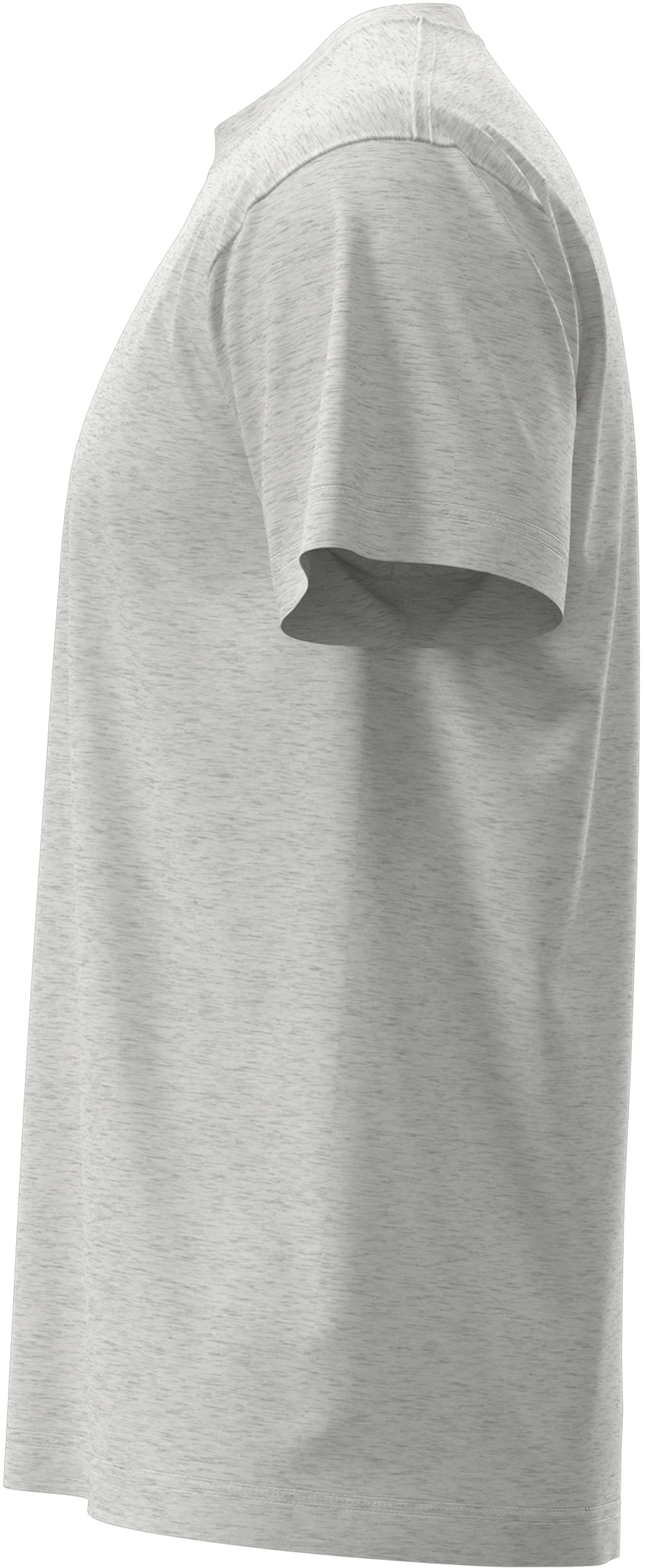 T-shirt unisex 155 g/m2, Classic-T Grey Heather, rozmiar L - z logo z własnym nadrukiem, kolor szary