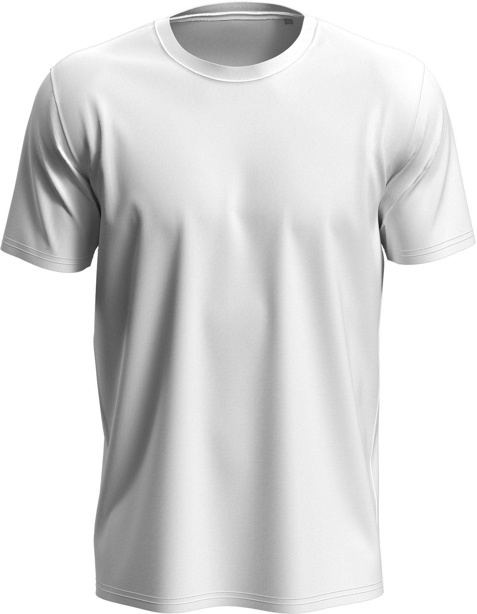 T-shirt unisex 180 g/m2, Lux-T White, rozmiar XL - z logo z własnym nadrukiem, kolor biały