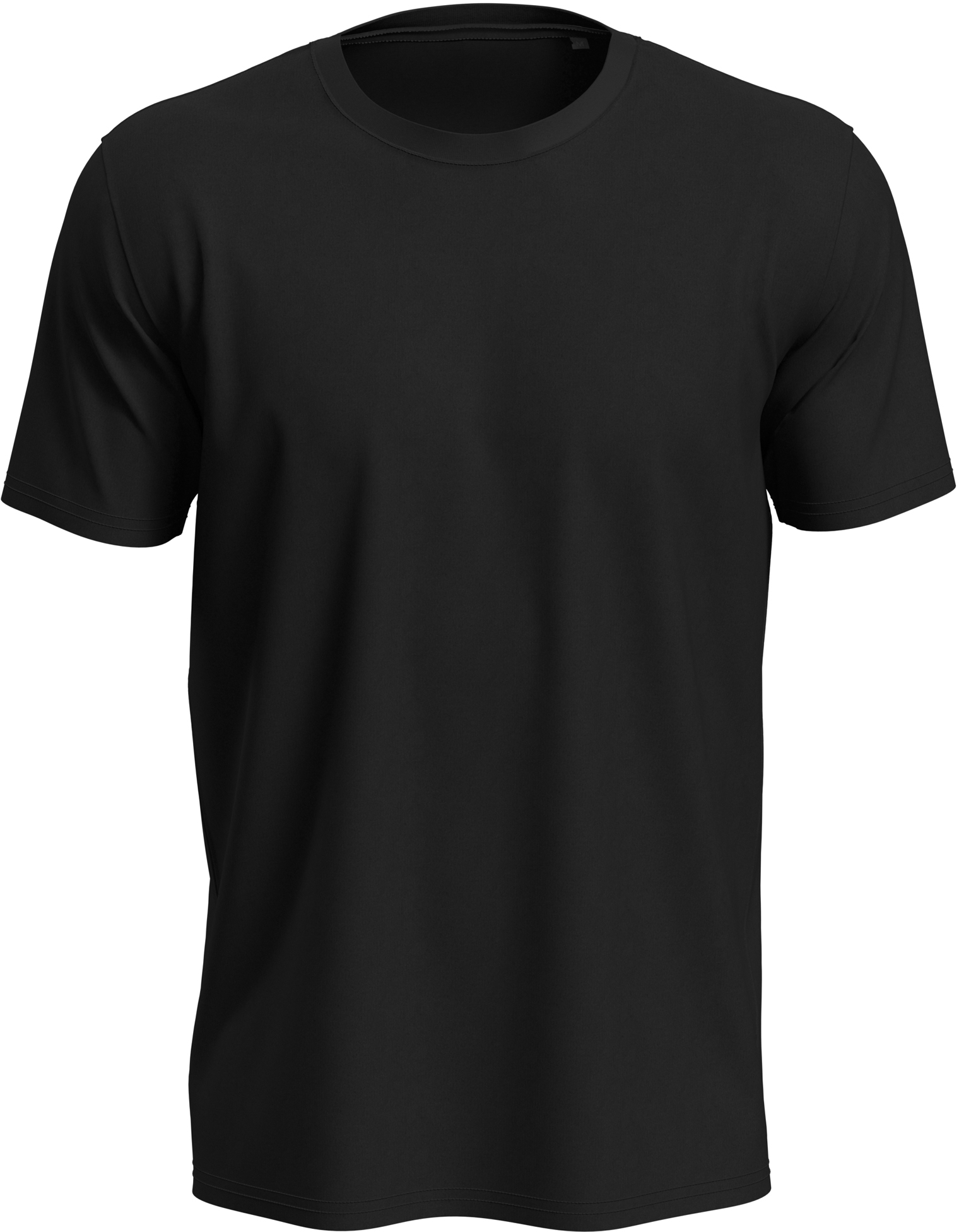 czarny T-shirt unisex 180 g/m2, Lux-T Black Opal, rozmiar S – z logo